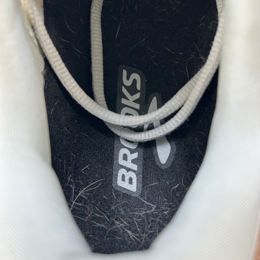 Brooks Trace 3 Womens Running Shoes Size 10 Wide D White Grey Black 1204011D191 - Picture 5 of 8